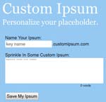 Custom Ipsum