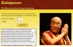 Dalai Ipsum