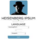 Heisenberg Ipsum