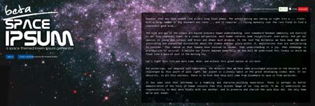 Space Ipsum