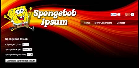 Spongebob Squarepants Ipsum