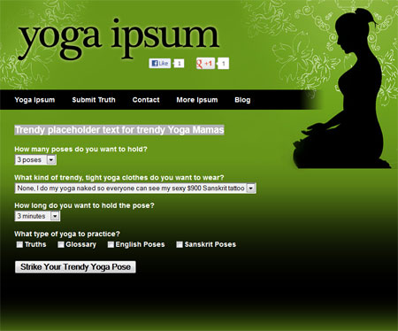 Yoga Ipsum
